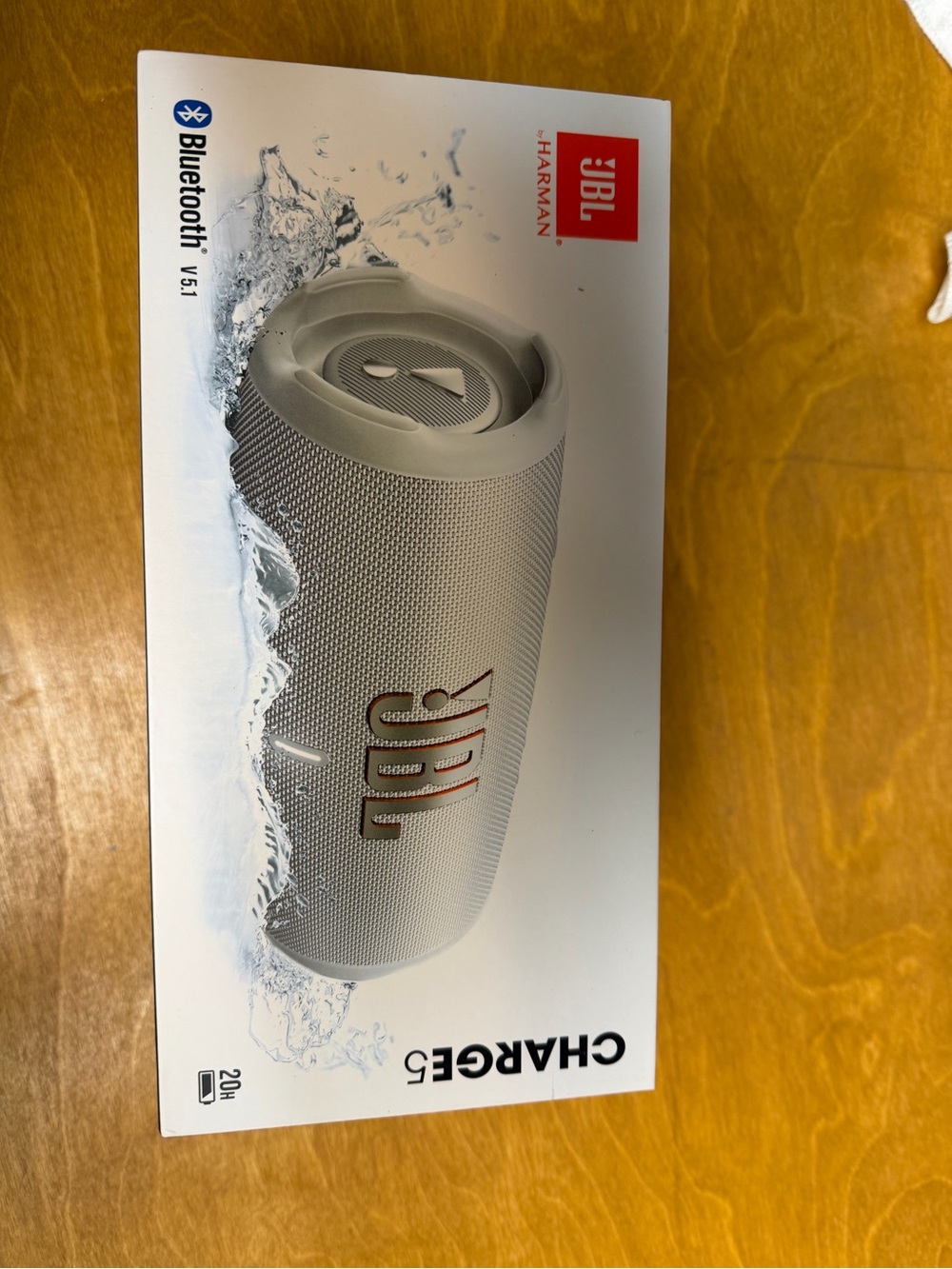 JBL Portable Speaker Box — Bright Orange